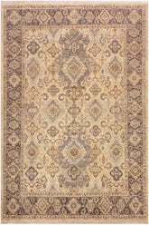 handmade Traditional Kafkaz Lt. Blue Drk. Gray Hand Knotted RECTANGLE 100% WOOL area rug 6 x 7